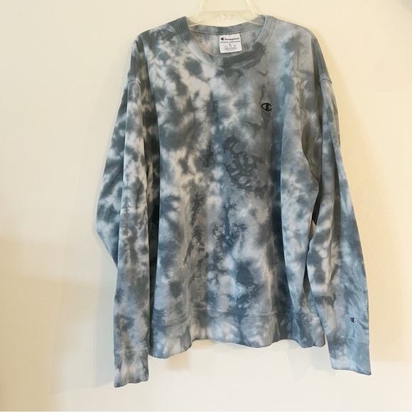 Champion Relaxed Fleece Dip Dye Crew Sweatshirt - Picture 2 of 12